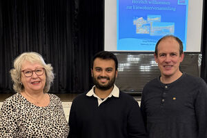 v.l.n.r. Beate Hauser, Assad Hussain, Alexander Skiba / Foto: Yannick Zoz